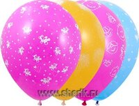 1103-0258 Шелкография пастель 12"(рис.ассорти)	