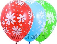1103-0440 Шелкография пастель 12" Ромашки	