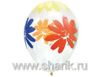 1103-0885 Шелкография кристалл 14" Ромашки-38 5цв	