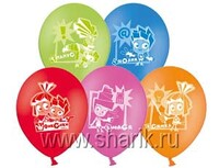 1103-1120 Шар с рисунком 12" Фиксики	