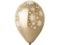 1103-2042 Шелкография 14" хром Gold Снежинки /Ит	