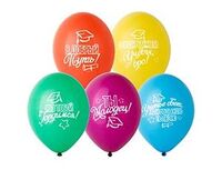 1103-2401 Шар с рисунком 14" Выпускник Пожелания	