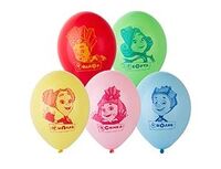 1103-2411 Шар с рисунком 14" Фиксики Комиксы	