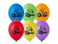 1103-2486 Шар с рисунком 14" Забавный Трактор	