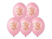 1103-2841 Шар с рисунком 14" Спасибо за Дочь! 2цв