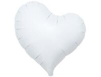 1204-1696 Т Б/РИС СЕРДЦЕ ИЗГИБ 18" White