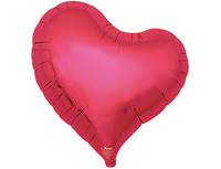 1204-1702 Т Б/РИС СЕРДЦЕ ИЗГИБ 25" Metallic Red