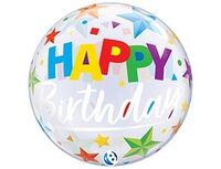 1202-4251 T BUBBLE 22" HB Звезды разноцветные