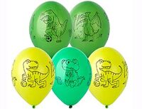  1103-2903 Шелкография пастель 14" Динозавры 
