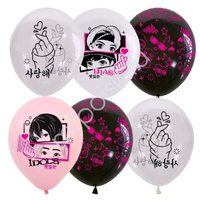 Набор шаров K-Pop ассорти рис. 25шт 12"/30см