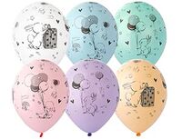  1103-2829 Шелкография пастель 14" Зайчик 