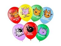 1103-2974 Шар 12" Три Кота Играем вместе ассорти