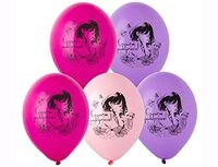 1103-2955 Шар с рисунком 14" С ДР Девочка аниме