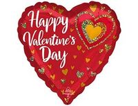 1203-0835 А ДЖАМБО HVD Сердца глиттер P32