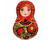 1207-6717 Р ФИГУРА Матрешка Золотая роспись