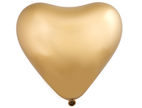 1105-0372 Э 12" Сердце/819 Хром Сатин Gold Sateen