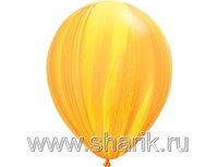 1108-0345 Q 11" Супер Агат Yellow Orange