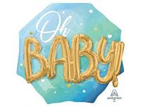 1203-0731 А ДЖАМБО Oh Baby Буквы 3D мальчик P75	
