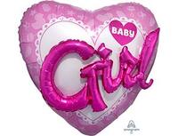 1203-0700 А ДЖАМБО Baby Girl сердце розовое P75