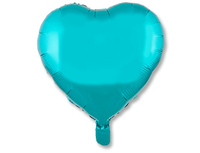  1204-0720 К Б/РИС СЕРДЦЕ 18" Металлик Teal