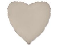 1204-1600 Ф Б/РИС 18" СЕРДЦЕ Creamy Late
