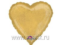 1205-0061 А Б/РИС БЛЕСК СЕРДЦЕ 18" Gold