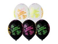  1103-2503 Шелкография ассорти 14" С ДР Неон Party 