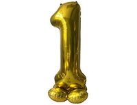1207-5906 К ЦИФРА 1 65" Gold на подставке Макси