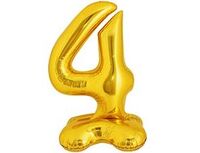 1207-5919 К ЦИФРА 4 50" Gold на подставке