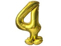 1207-5909 К ЦИФРА 4 65" Gold на подставке Макси