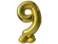1207-5914 К ЦИФРА 9 65" Gold на подставке Макси