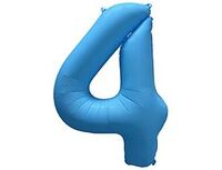1207-6136 К ЦИФРА 4 40" Неон Blue