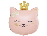 1207-6247 К ФИГУРА Кошечка с короной розовая