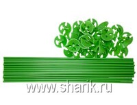 1302-0466 Комплект Палочка+Розетка Зеленые, 25шт