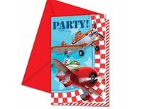 1403-0264 Приглашение Самолеты 6шт/P	