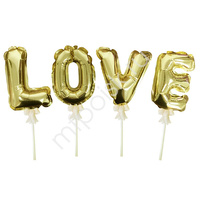 Y Шар самодув Love Gold 16см