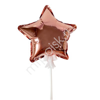 Y Шар самодув Звезда Rose Gold 15см
