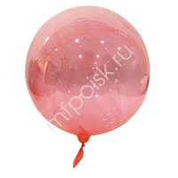 Y 18" Шар-сфера Bubble Red 1шт