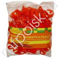 Eq Зажим для мини Красные 100шт/уп