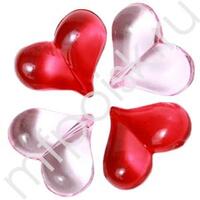 Q Декор Сердечки ассорти 2,3x1,8см 10шт