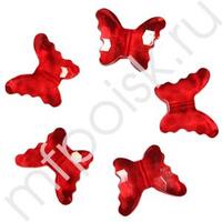 Q Декоративные бусины Бабочки красные 2,3x1,8см 20шт