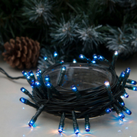 ГИРЛЯНДА ЦВЕТ СИНИЙ 3,5М LED-50-220V 8 РЕЖИМОВ