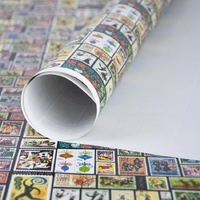 1509-0098 Бумага упак Марки почтовые 67х99см