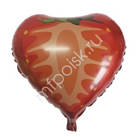 Y Сердце 63 Клубника 18"/45см