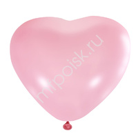 M 12"/30см Сердце Пастель PINK 50шт