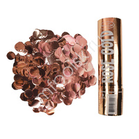 AC 20см Пневмохлопушка Rose Gold конфетти