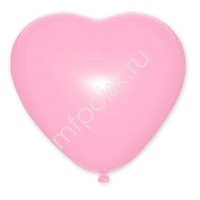 M 15"/38см Сердце Декоратор PINK 25шт