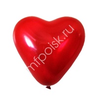 M 5"/13см Сердце Декоратор CHERRY RED 100шт