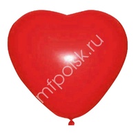 M 15"/38см Сердце Декоратор CHERRY RED 25шт