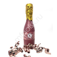 Хлопушка пружинная Rose Gold Сhampagne 20см
